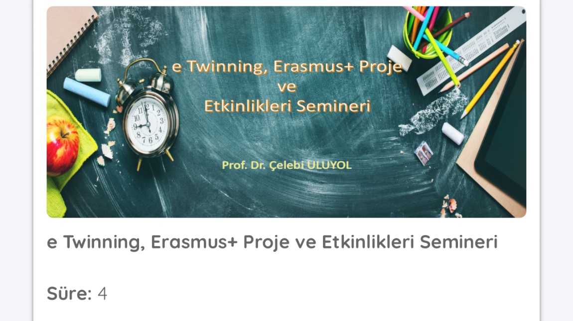 eTwinning, Erasmus+ Proje ve Etkinlikleri Semineri